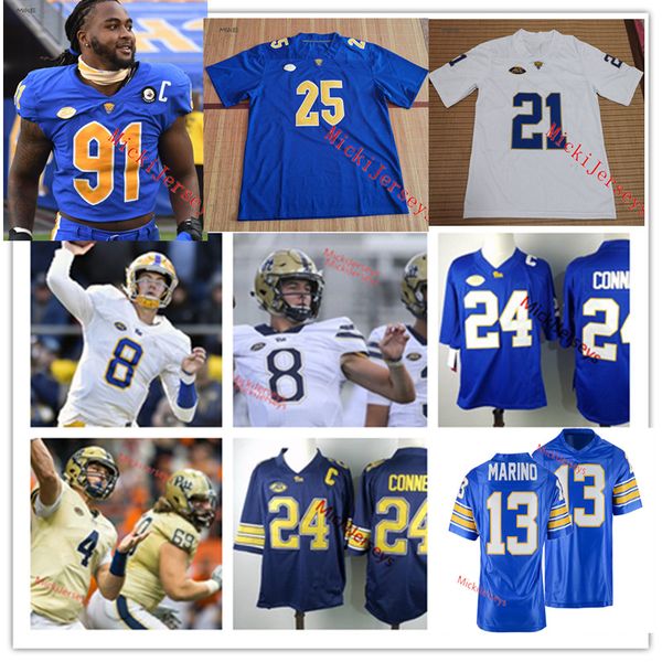 

custom pittsburgh panthers football jersey tyler boyd nathan peterman jorda whitehead dion lewis aaron donald aaron berry chris clark pitt, Black