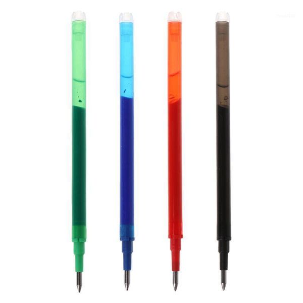 

5pcs black green blue red ink erasable gel pen refills rods large capacity writing replacement school supplies stationery x3ue1
