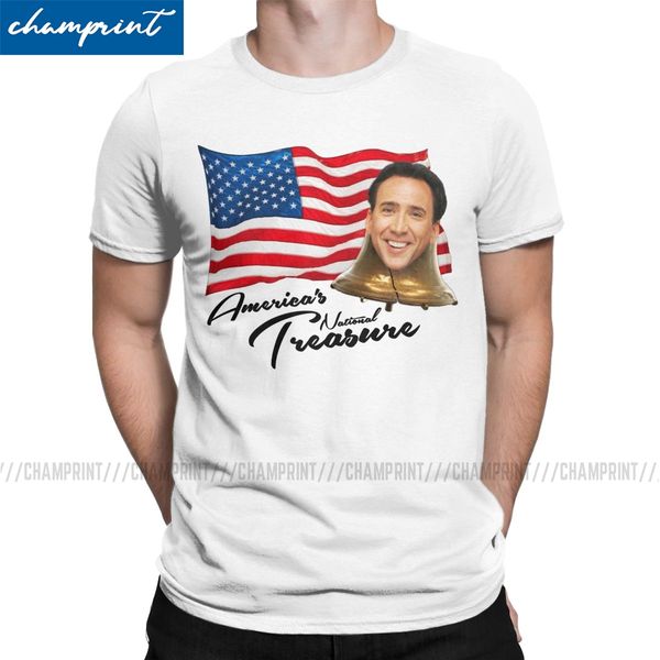 

america's national treasure nicolas cage funny meme vintage tees short sleeve round neck summer hooded sweatshirt hoodie men t shirt
