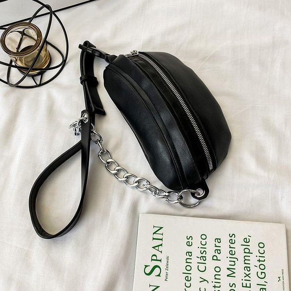 

waist bags fashion women bag fanny pack large capacity crossbody chest pu leather ladies belt