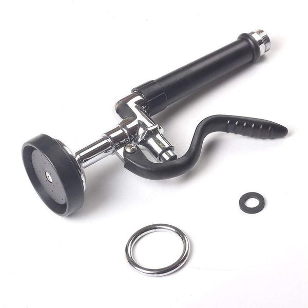 

pre rinse sprayer commercial kitchen faucet parts chrome finished (black)