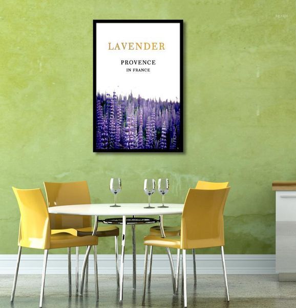 

paintings beautiful purple lavender fields provence in france canvas painting posters and prints wall pictures for living room decoration1