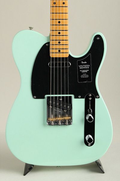 

vintera 50s tl modified mn surf green electric guitar