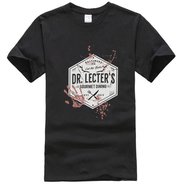 

dr lecter's gourmet dining hannibal t shirt lecter mads horror hannigram tee shirt short sleeve t shirt sport hooded sweatshirt hoodie