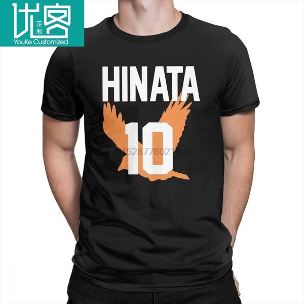 

haikyuu jersey hinata number 10 karasuno shirts male crew neck short sleeves big hoodie designers t shirts sweatshirt