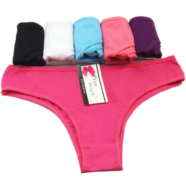 Alyowangyina 6 pz/lotto Nuovo interamente in cotone sexy delle signore delle donne del cotone mutandine del sesso delle donne Comodi slip intimi 89386 201112