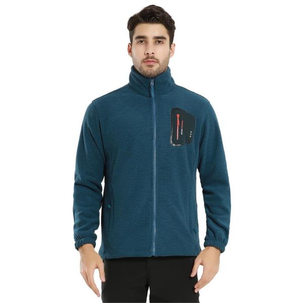 

new couple fleece hiking wear resistant jackets men autumn winter windbreaker softshell thick warm jacket mountaineering camping, Blue;black