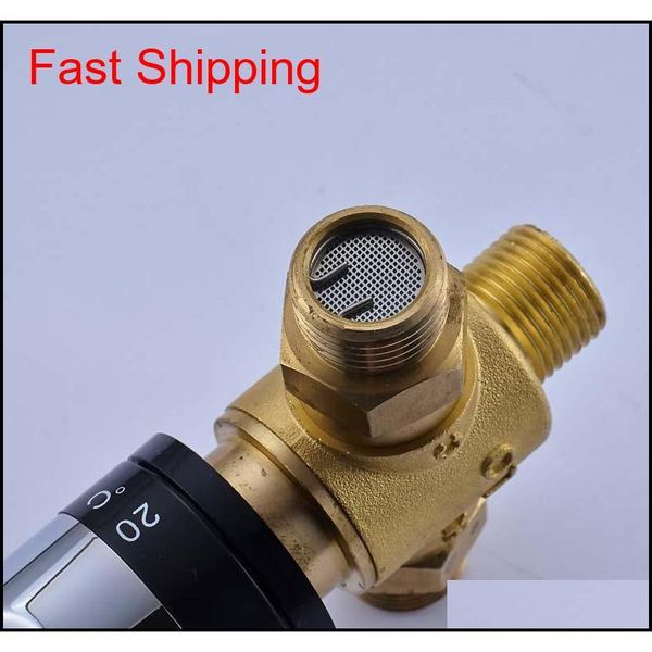 

brass luxury thermostatic mixing valve temperature control valve for solar water heater valve part qylmsz dh_seller2010