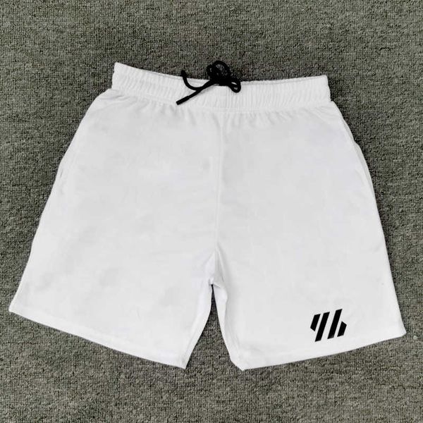 

summer sports leisure five-point breathable and quick-drying mesh beach solid color fitness running men's, White;black