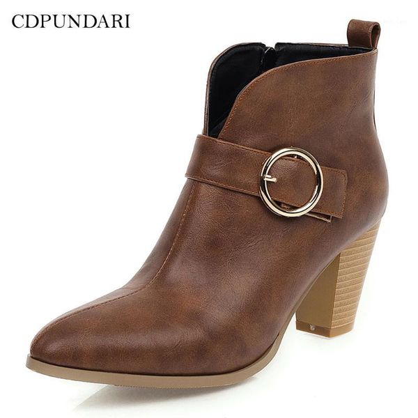 

high heels boots women ankle boots western ladies winter shoes woman1, Black