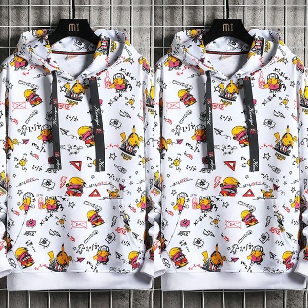 

ie3he online celebrity men's sportswear student pullover sweater autumn new long-sleeved men's hoodie pulloversportswear 3ony6 pul, Black