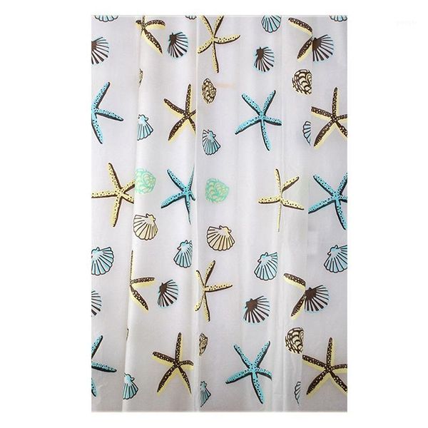 

shower curtains curtain waterproof bathroom cavi shell and starfish, width 180 cm * height 240 cm1