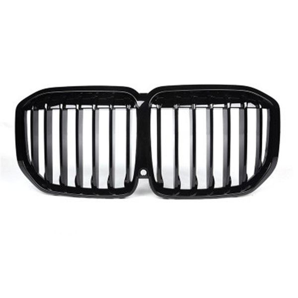 1 paar M Farbe Front Mesh Gitter Für X7 G07 ABS Material Glänzend schwarz Auto zubehör Auto Teile Stoßstange grille