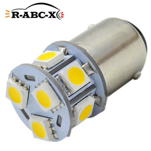

emergency lights 1pc non-polar 6-30v 9smd s25 1156 ba15s p21w led ba15d 1142 bulb car boat turn signal reserve lamps auto brake light1