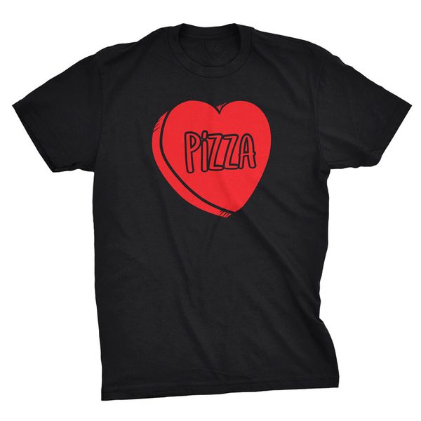 

mens pizza candy heart funny pizza lovers valentines day relationship cotton customize hoodie designers t shirts sweatshirt