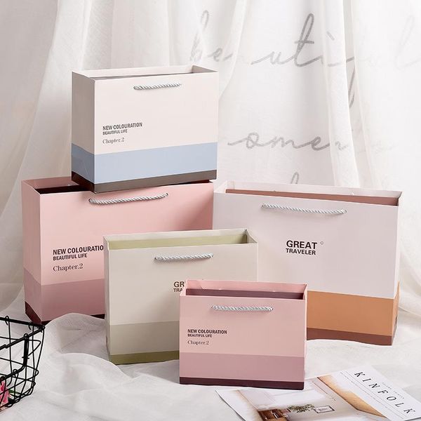 

gift wrap fashion clothes shopping bag paper packaging bolsas galletas cookies baby box sachets chocolates woreczki z organzy filler