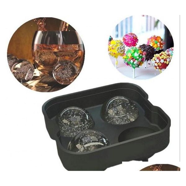 

sile ice ball maker tray sphere molds 4 balls round ice making mould for whiskey cocktail wine beer b jllwgb lottery2010