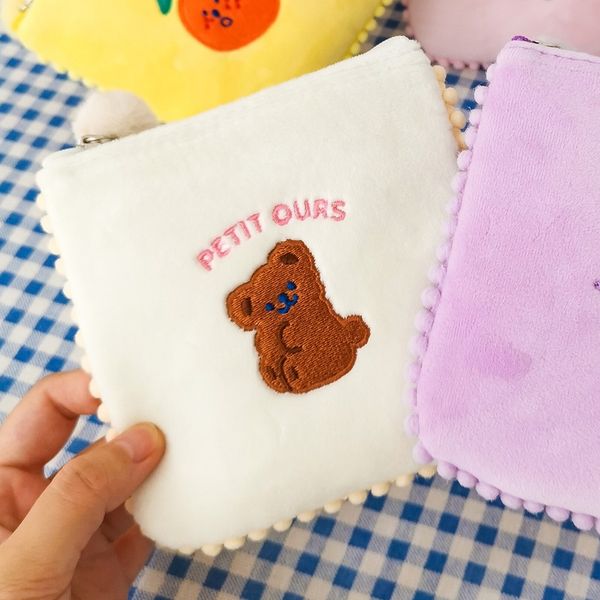 

y8fzh milkjoy ugly orange tampon cute cartoon tampon storage bag embroidered napkin sanitary napkin sanitary towel aunt towel bag ynzds