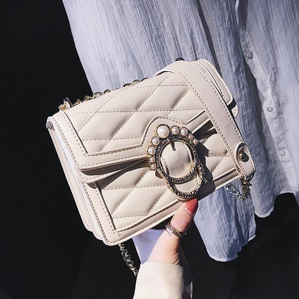 

etaill 2020 люкса классического пледа цепи женщина сумка марка ватных pu leather handbag алмазной lattice леди плечо сумка crossbody