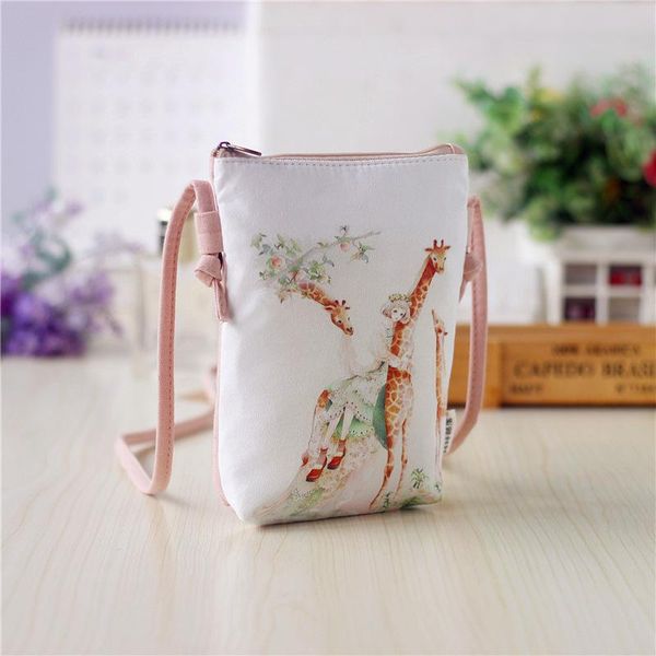 

canvas color printing women's mini handbag ladies small shoulder crossbody bag female bolso mujer bolsa feminina for girls