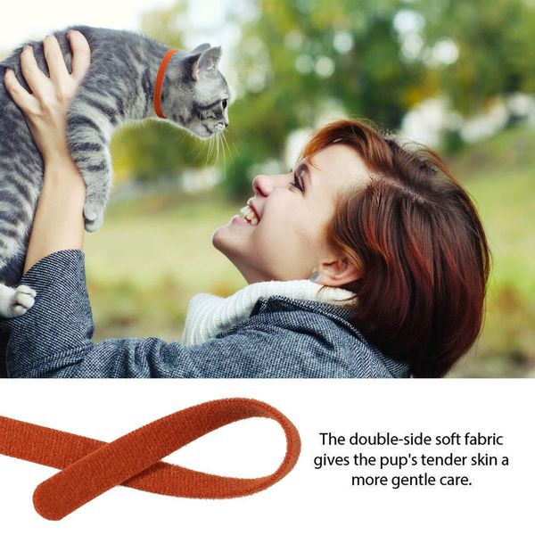 

12 шт / комплект щенков новорожденные домашние животные определить ошейники регулируемая нейлон малый pet ошейники kitten ожерелье щенения щ