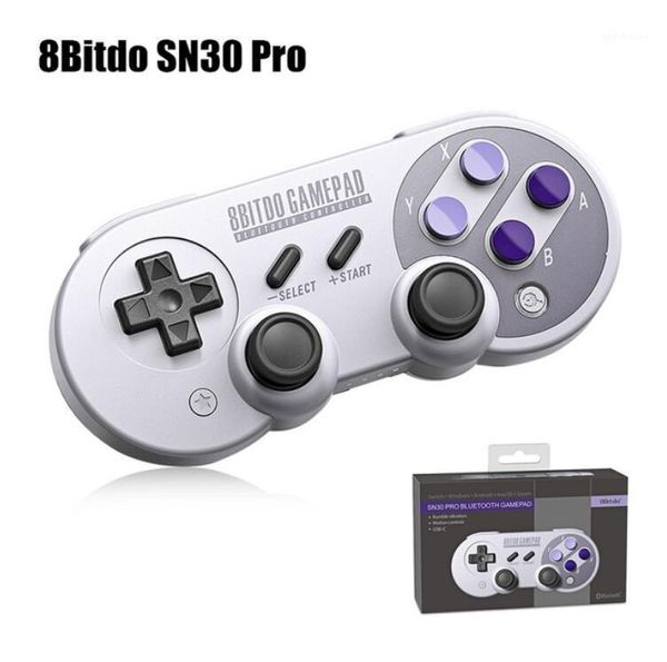 

game controllers & joysticks 8bitdo sn30 pro bluetooth controller wireless gamepad with joystick for android tv macos windows switch steam1