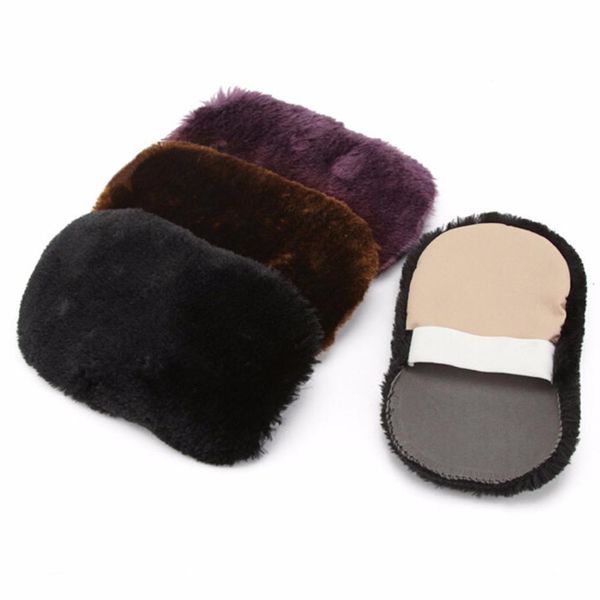 

random colors soft wool polishing shoes clean cleaning gloves shoe care brush wipe shoes 1pcs h jllqog