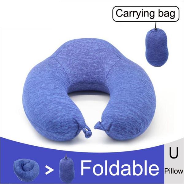 

yr nursing u shaped pillow with slow rebound memory foam core creative travel car neck pillow with anion fabric and carrying bag wmtrcy