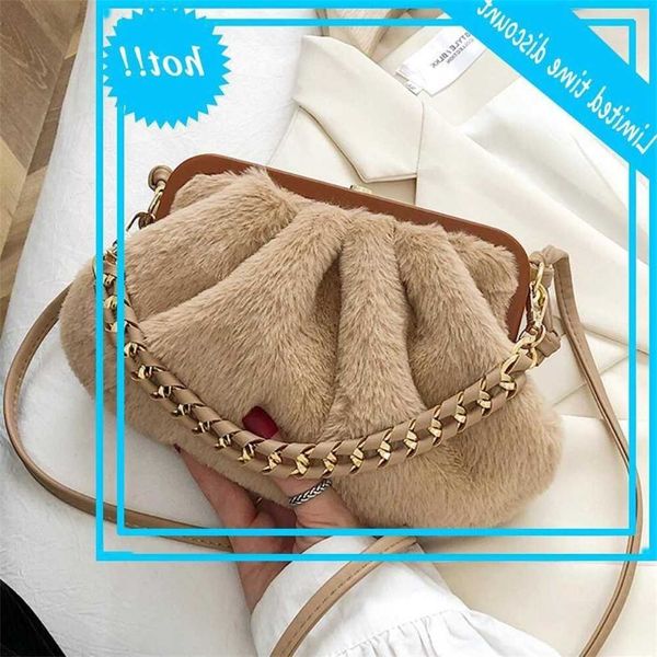 

elegant women's chain tote 2021 fashion new soft plug women designer handbag folded shoulder messenger bag