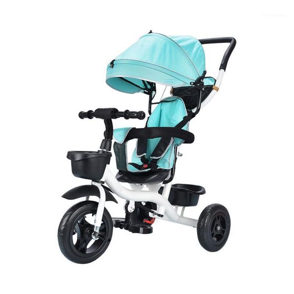 

strollers# 3 in 1 infant trolley folding children tricycle lightweight baby stroller wheels bicycle kids bikes three wheel stroller1