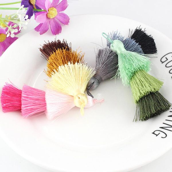 

12pc lot 7cm three layers overlapping tassels silk fringe sewing tassel trim decorative key tassels for curtain home decoration h wmtdkm