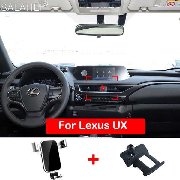 

plastic car mobile holder bracket for lexus ux 260h 2019 2020 cell phone dashboard air vent stand clip mount accessories