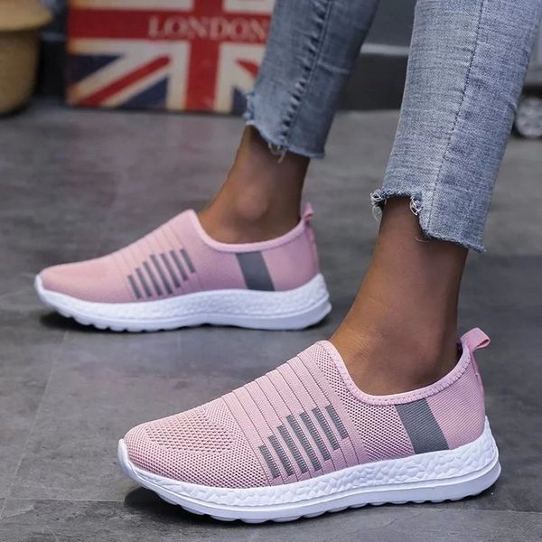 

2021 new women shoes flats fashion casual 2021 ladies shoes fashion woman breathable female sneakers zapatillas mujer feminino #go4l