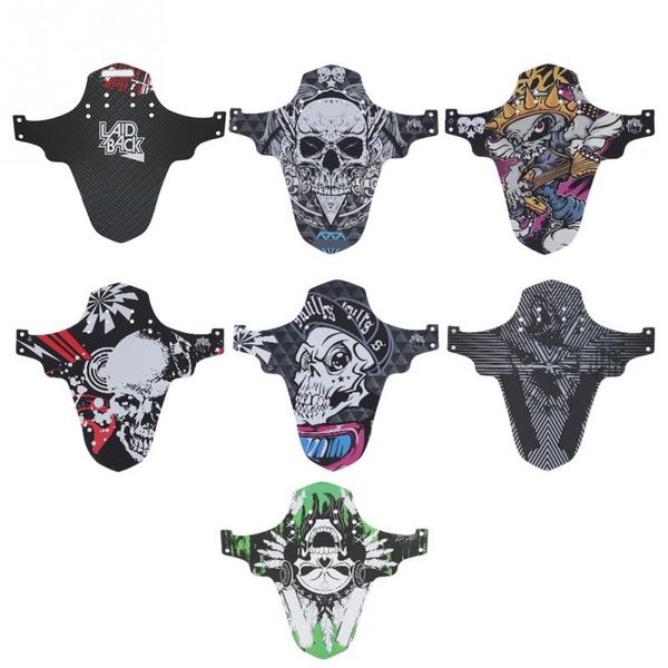 

durable front rear mudguard cycling road mtb mountain bicycle fender with 6 fixing strap bike accessories