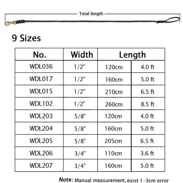 

braided leather dog leash pet k9 walking training leash lead for medium large dogs german shepherd gift dog training sqcsud