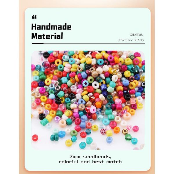 

2000pcs/lot 12grids glass seed beads set charms jewelry beads for bracelet necklace earrings handmade craft diy jewelr qylylk