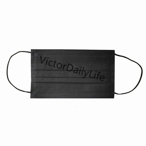 

face mask black non woven breathable dustproof mouth masks for child ing