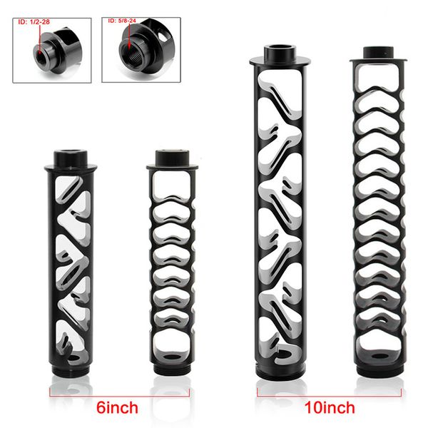 

new 6" 10 inch spiral 1/2-28 5/8-24 single core aluminum tube car fuel filter solvent trap for napa 4003 wix 24003 filters