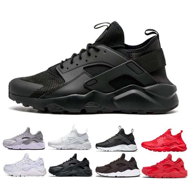 

huarache run shoe triple white black red men women running shoes huaraches trainer athletic men sports shoes sneaker eur 36-45, White;red