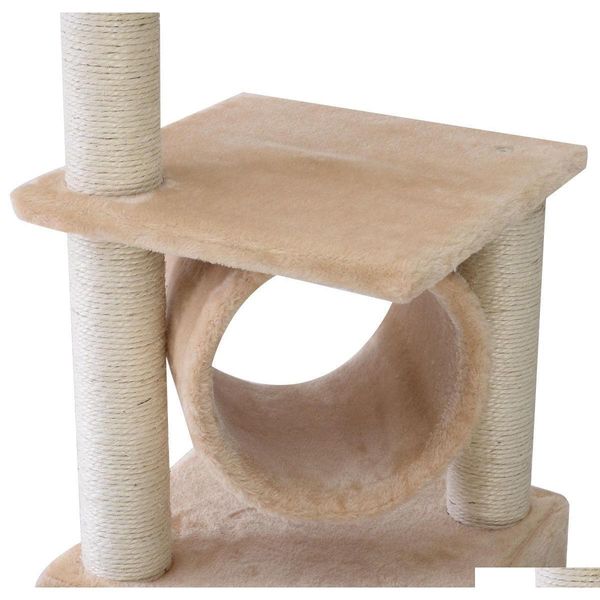 

deluxe 36" cat tree condo furniture play toy scratch post ki qylavu packing2010