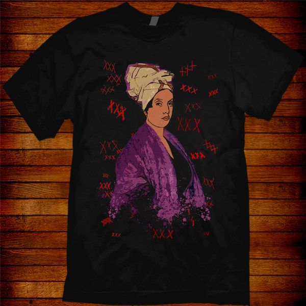 

marie laveau new orleans voodoo queen art by jared swart ladies loose size ajax funny sport hooded sweatshirt hoodie t shirt