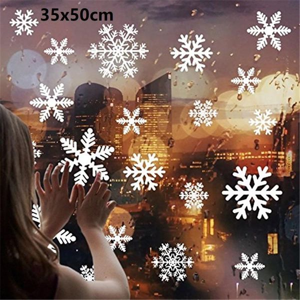 

merry christmas 2020 christmas decorations for home ornaments happy new year 2021 xmas wall window glass stickers
