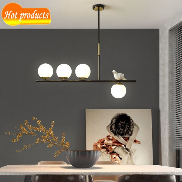 

creative glass glove cold bird light supplies room eats kitchen table unsuspended lamp o1k6