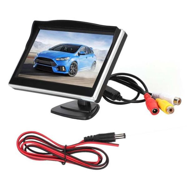 

5in screen monitor 480x272 resolution 2 way av input lcd car monitor for reverse system and dvd