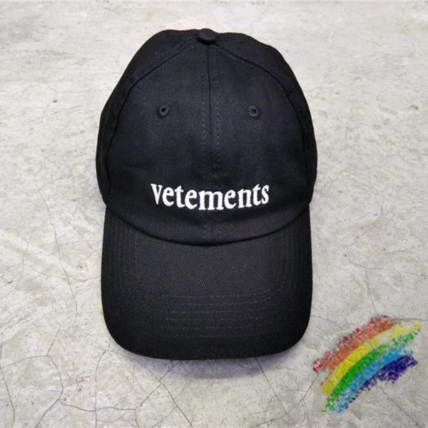 

vetements caps cap adjustable 2020 1:1 vetements baseball women embroidery quality men vtm hat ujhlb, Black