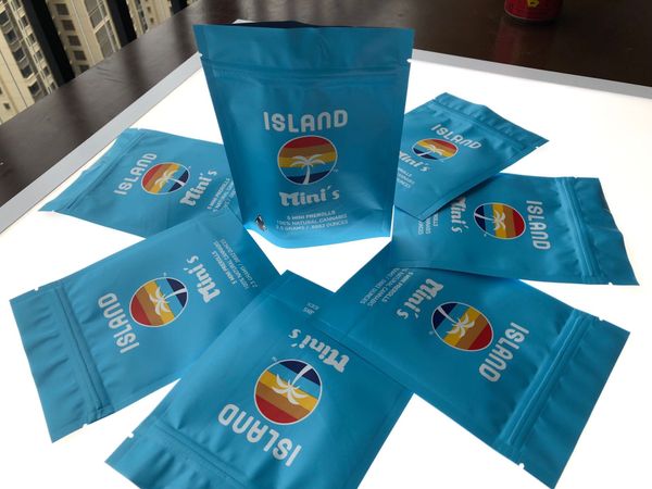 

пустой мешок minis местные майларовые сумки фрукты корзина упаковка упаковка pre-roll island edibles sqcpt bbgargden