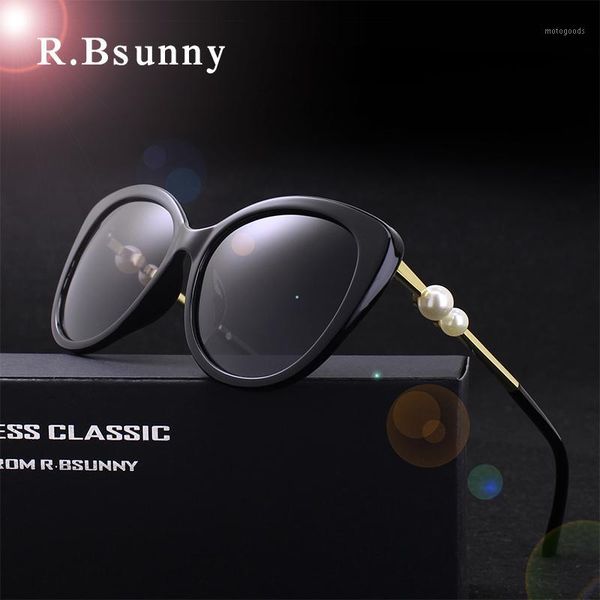 

fashion polarized sunglasses women inlaid pearl mirror legs highlight the queen temperament casual shopping driving goggles r2871, White;black