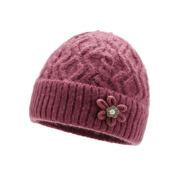 

женские вязаные шапки шапочка зимняя шапка с флисовой подкладкой, Blue;gray