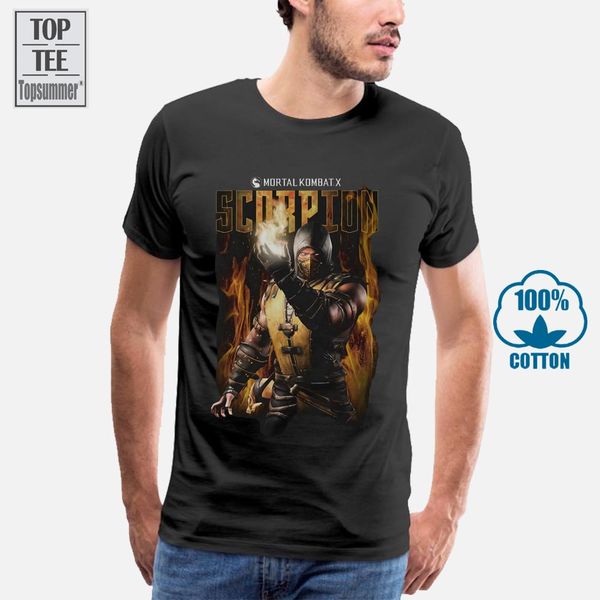 

mortal kombat scorpion licensed t shirt sport hooded sweatshirt hoodie