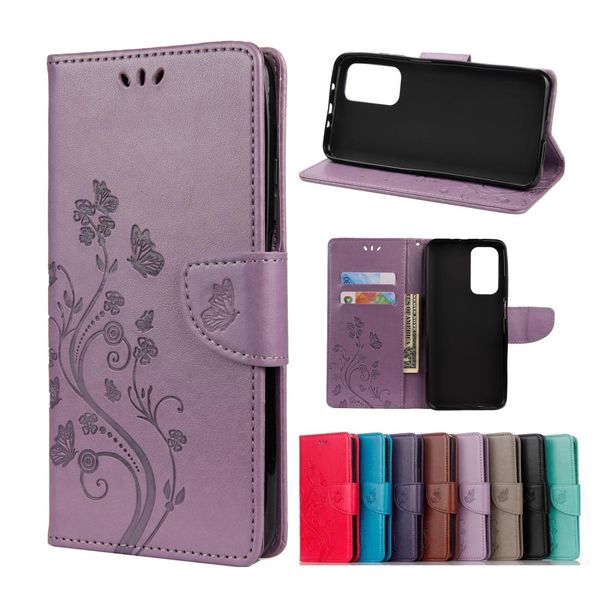 

for xiaomi mi 10t pro 5g butterflies love flowers embossing horizontal flip leather case with holder card slots wallet